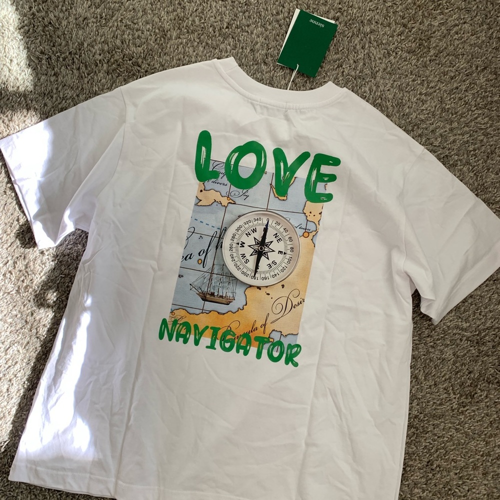 Sienne “Love Navigator” White T-Shirt